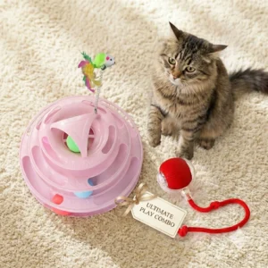 The Ultimate Play Combo (Toy Tower + Electric Mouse Ball)